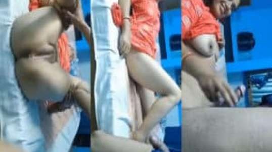 Dehati Bhabhi Sex Scandal MMS With Her Neighbor