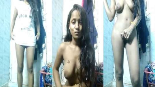 Sexy Dehati Teen Girl Selfie Video