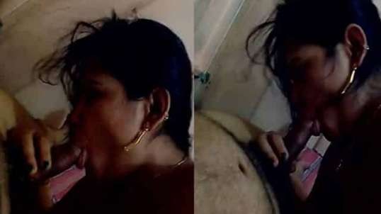 Indian Couple Blowjob MMS Video