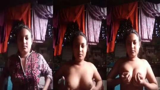 Busty BD Village Girl Showing Her Big Boobs On Cam
