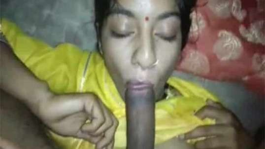 Beautiful Rajasthani Bhabhi Blowjob Topless Show Video
