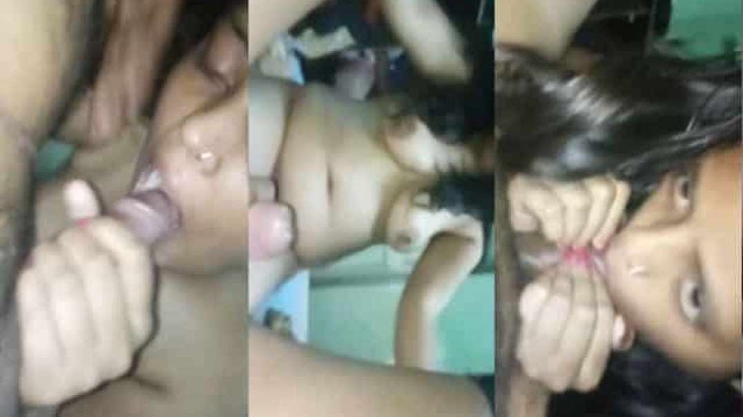 Sexy Cute Wife Deep Erotic Blowjob