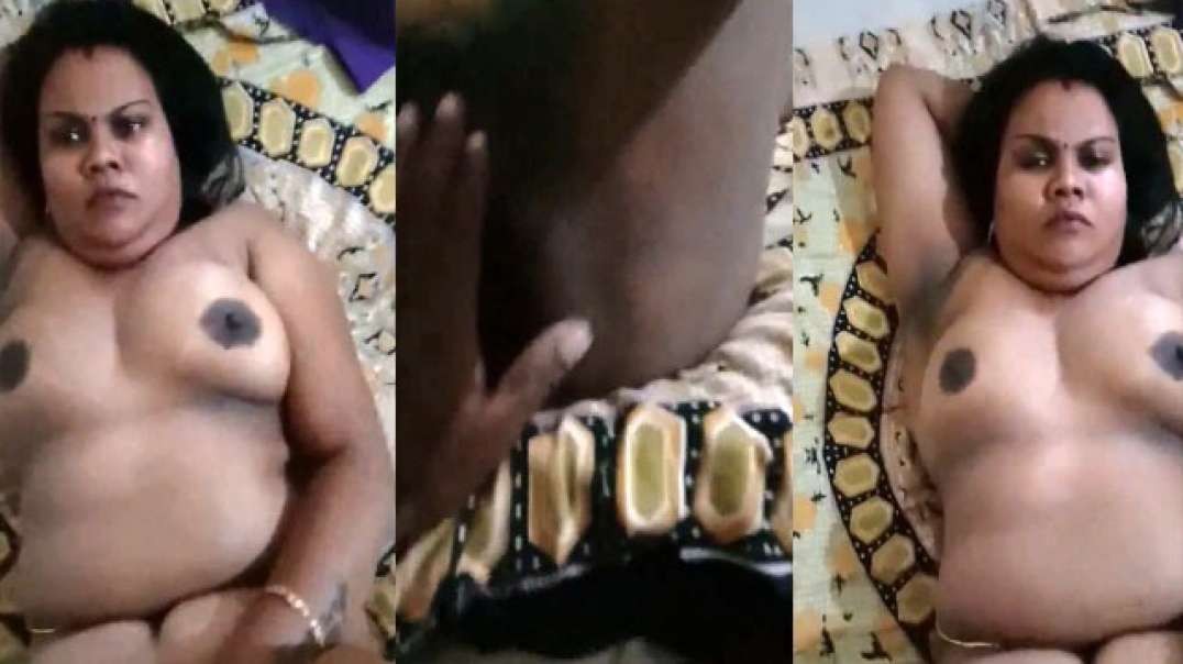 Sexy Chubby Desi Randi Lying Nude On Bed Before Sex