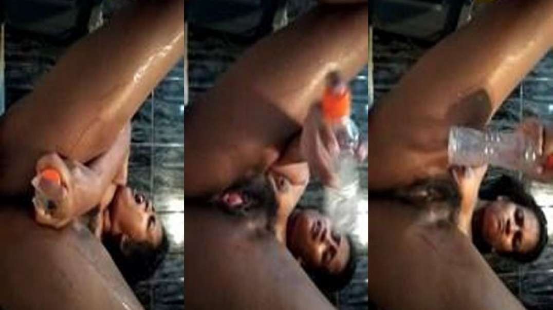 Horny Bitch Masturbating Pussy With Bottle Video MMS