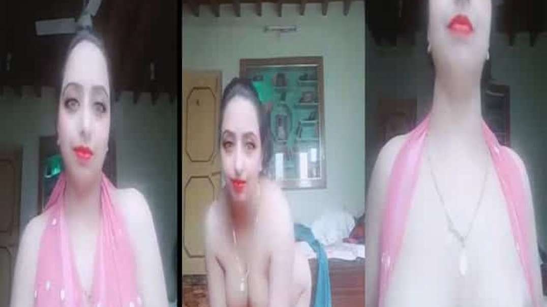Super Sexy Aunty Striptease Nude MMS