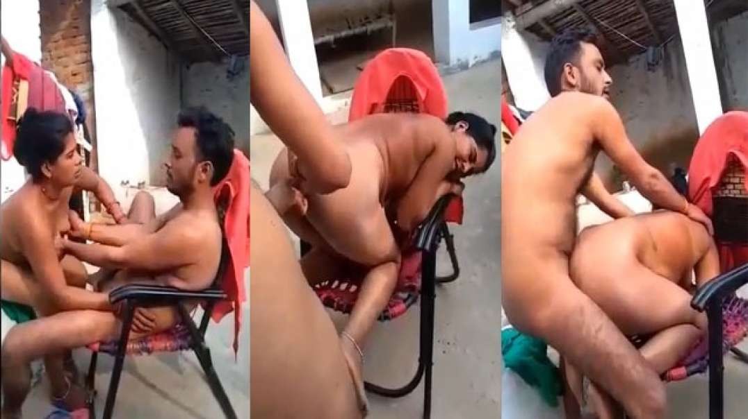Village Randi Fucked Hard In Open Courtyard