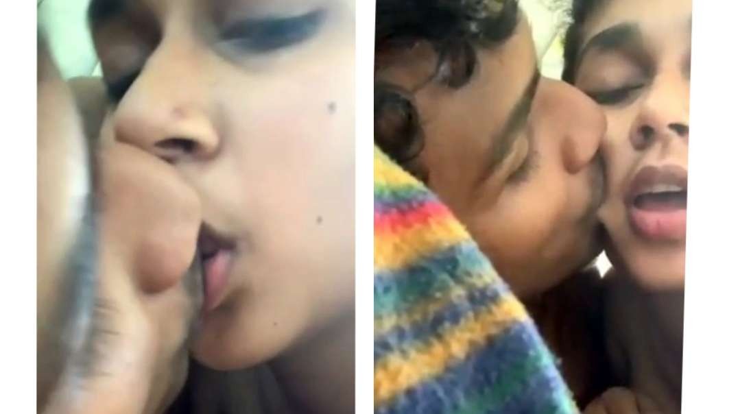 ⁣Beautiful college Girl beautiful hot kiss