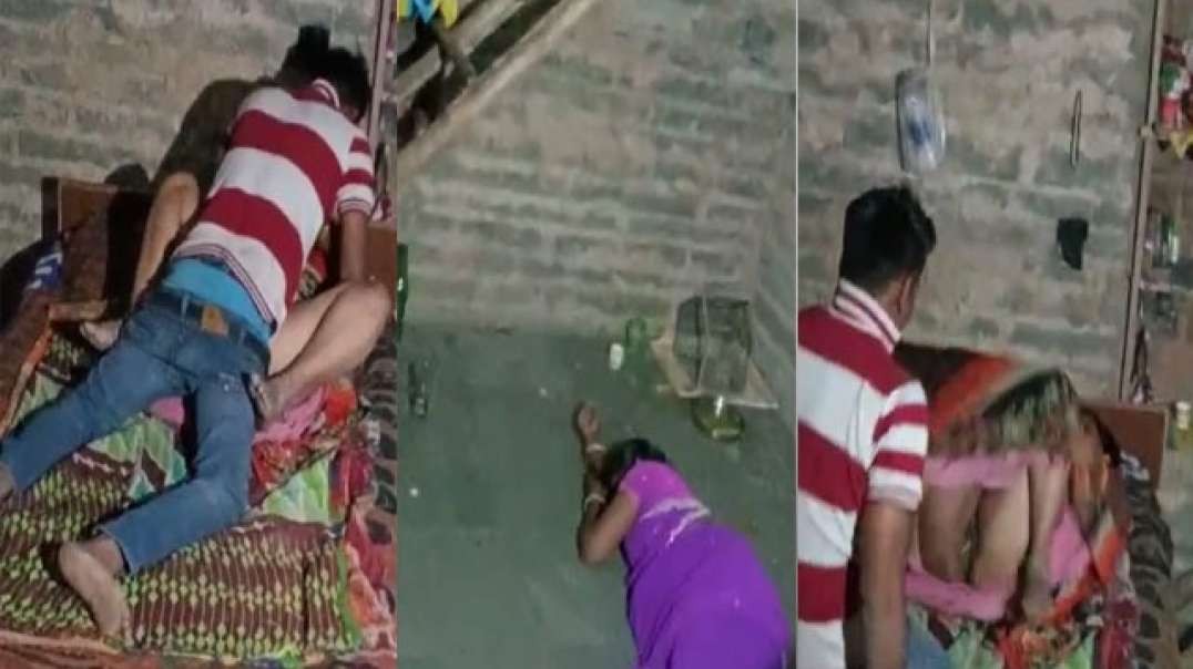 Dehati Randi Fucking Caught Secretly By A Peeping Tom