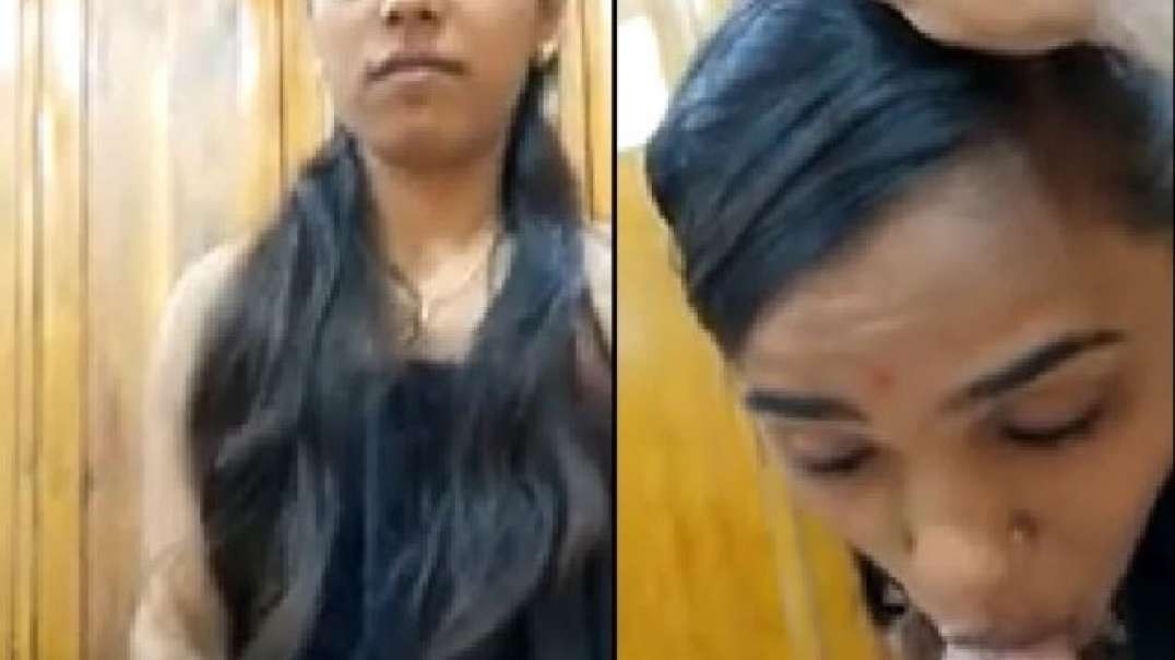 Indian Wife Giving Blowjob To Her Hubby