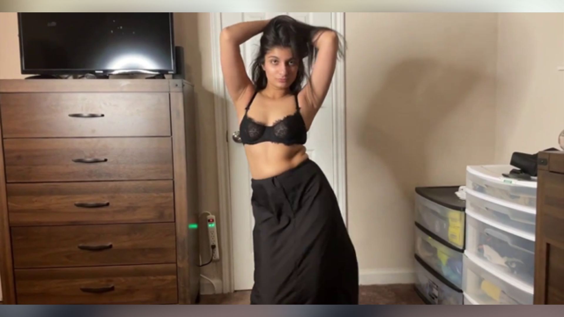 Today Exclusive- Hot Indian Model Strip Porn Videos