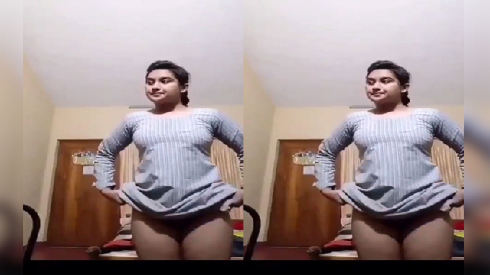 Today Exclusive- Desi girl Shows her Boobs and Pussy