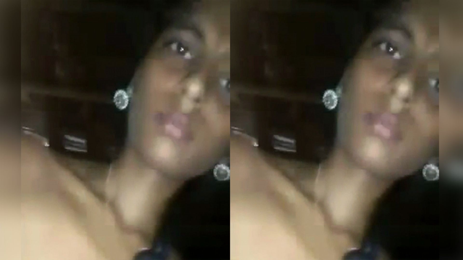 Young girl riding with clear talking and moans