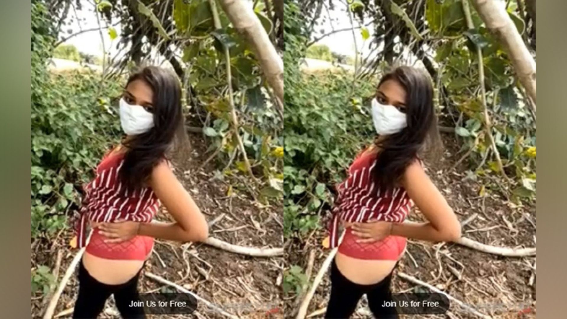 Today Exclusive- Desi Girl Showing Sexy ass in Live