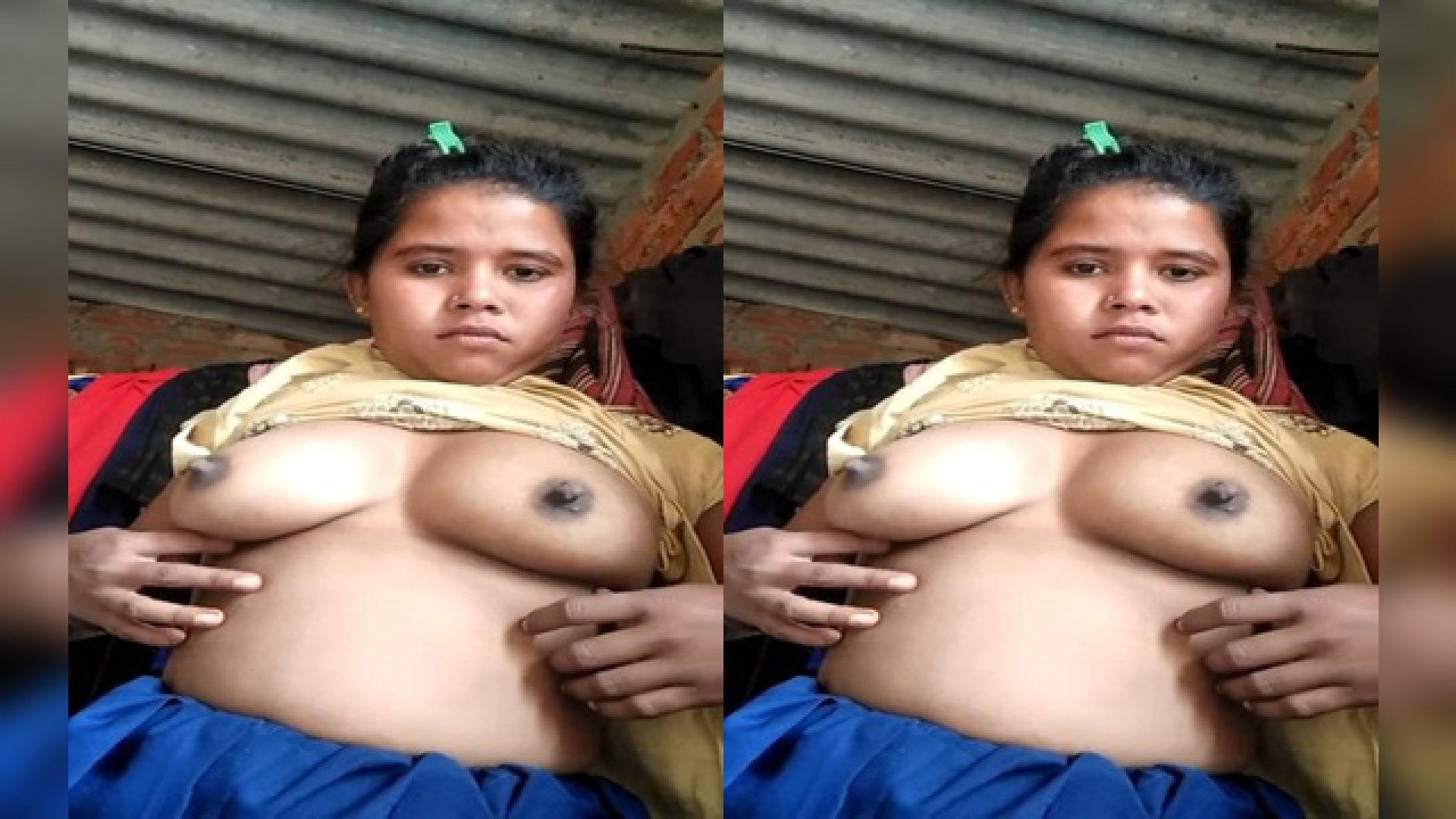 Today Exclusive- Cute Desi girl Shows her Boobs and Pussy Part1