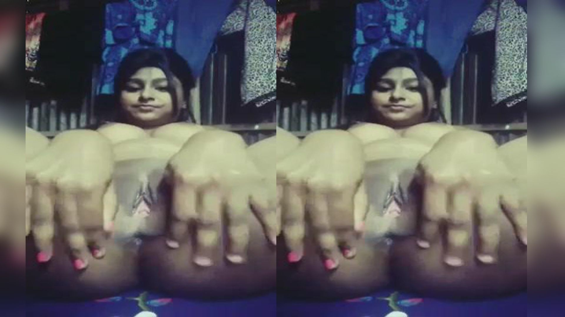 Today Exclusive- Bangladeshi Cute Village Girl Showing Holes