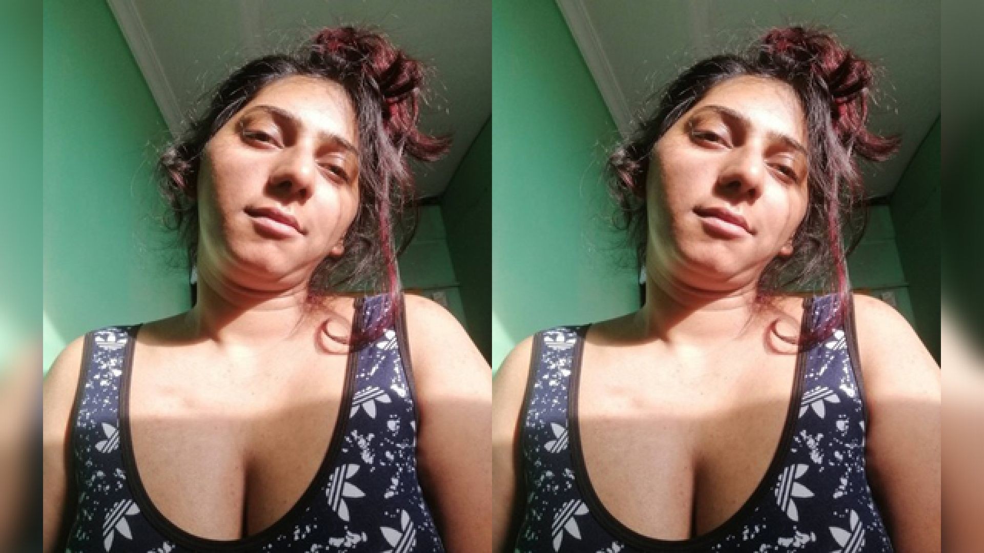 Today Exclusive- Horny Desi Girl Shows Boobs