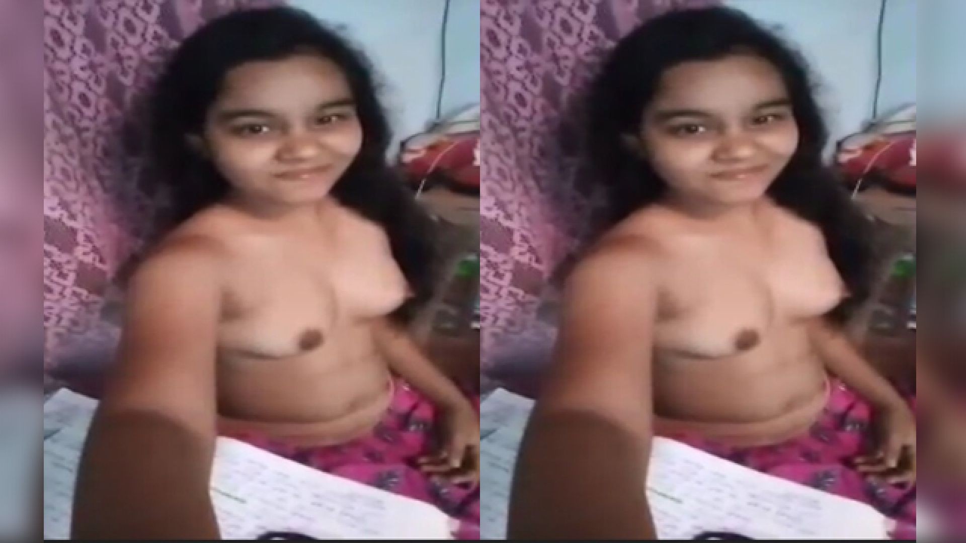 Today Exclusive- Desi Cute Girl Showing Boobs