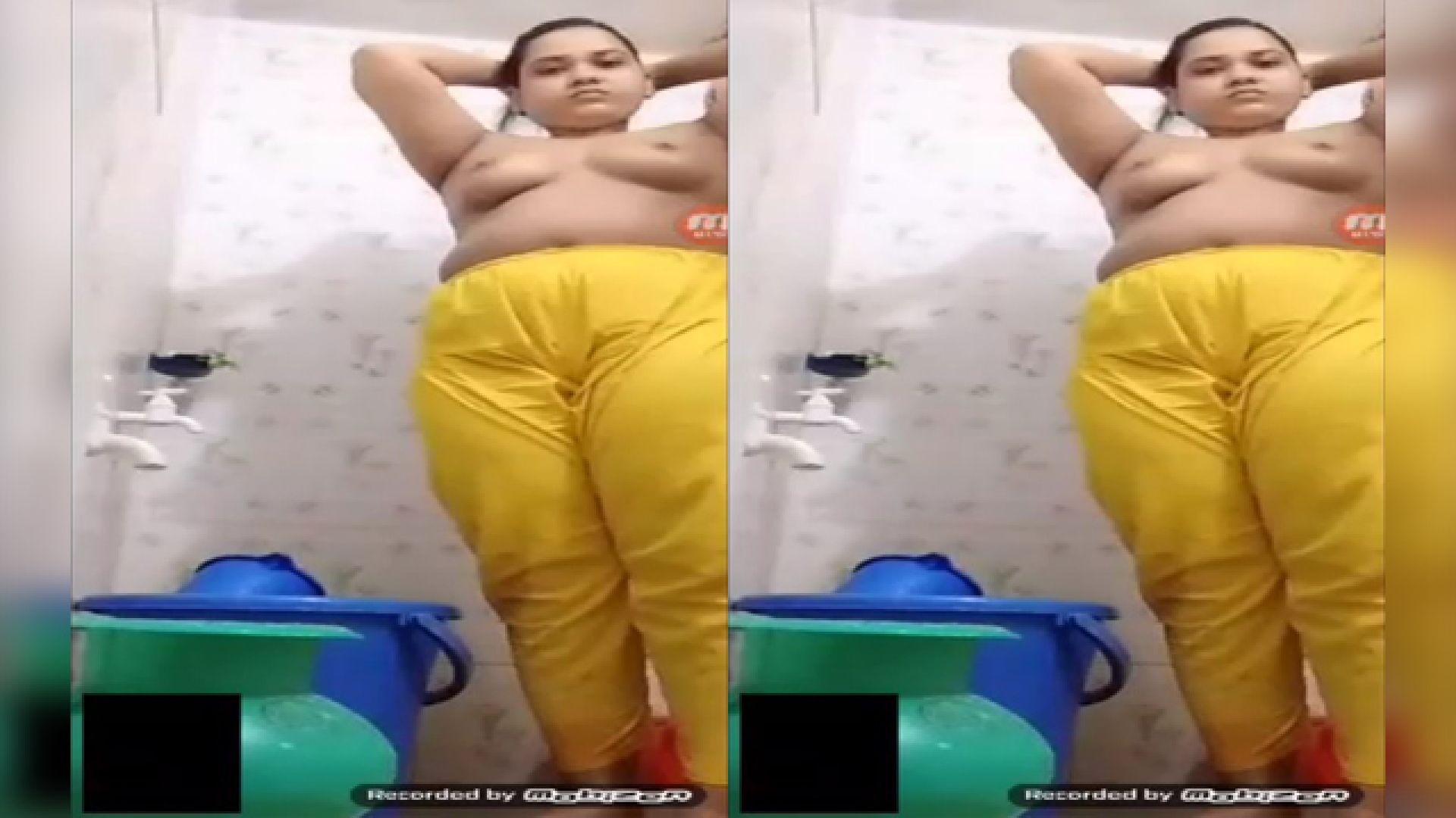 Today Exclusive- Bangladeshi Married Bhabi Bathing Part2