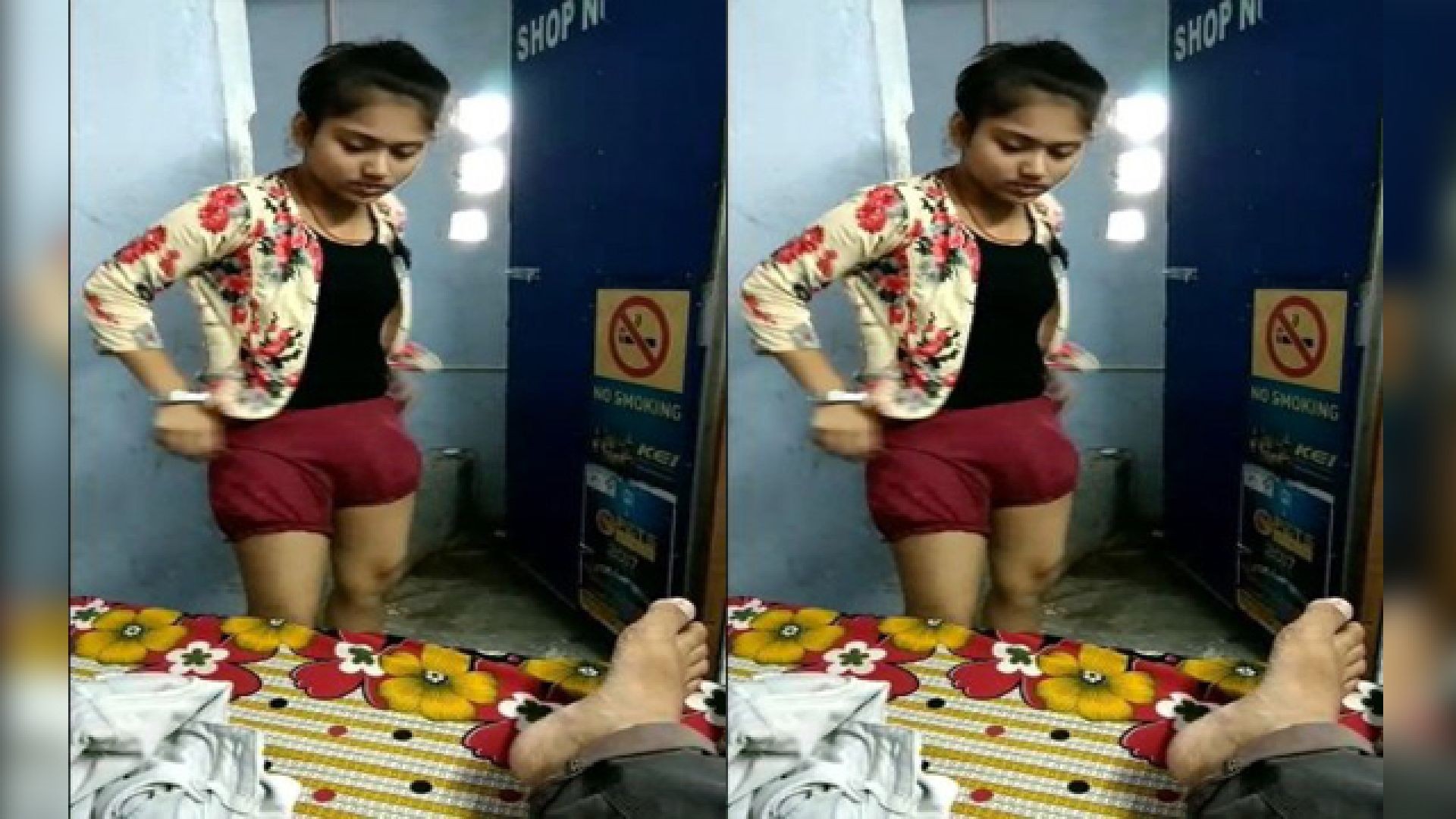 Today Exclusive- Wearing clothes after fucking, captured
