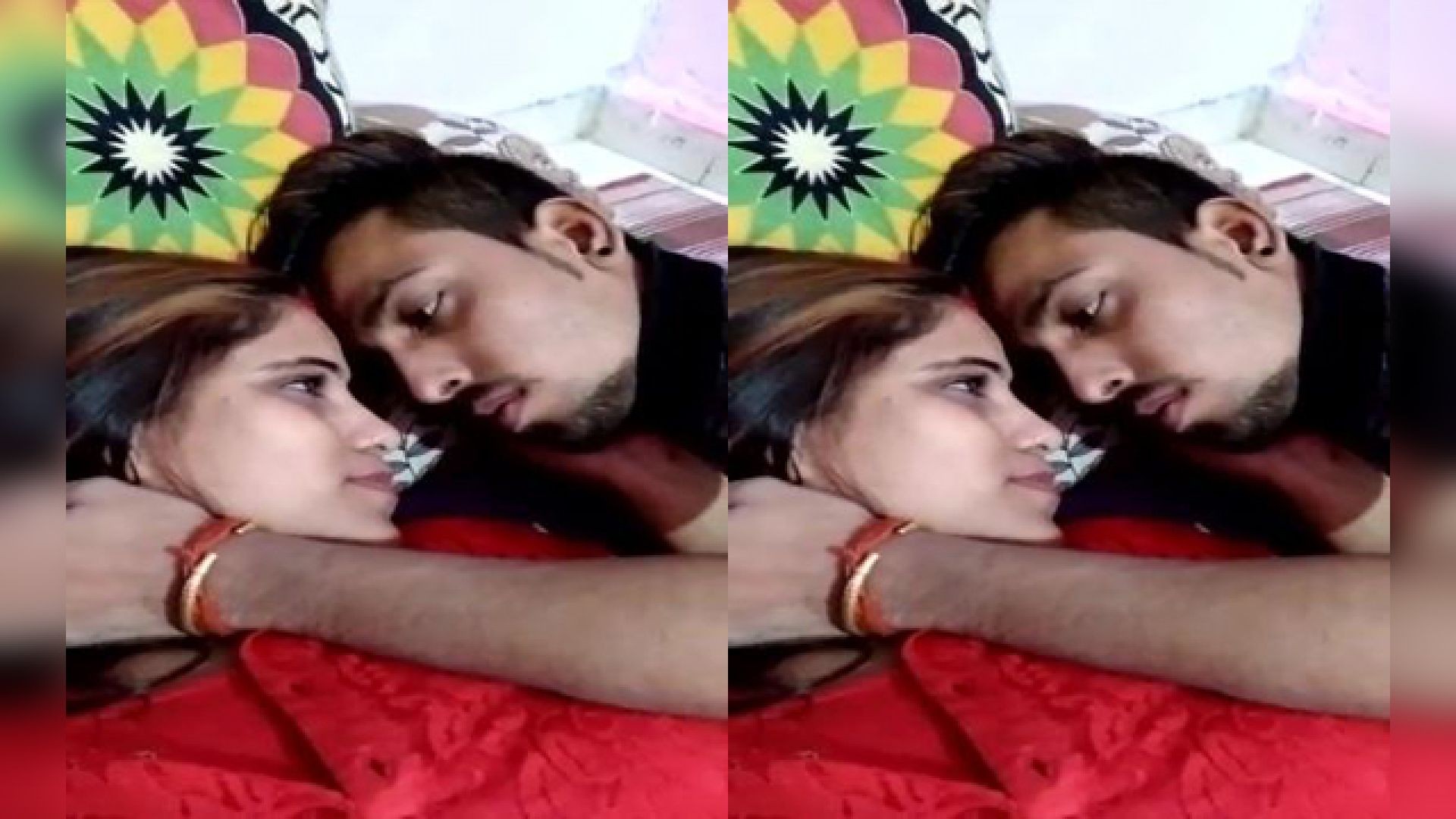 Today Exclusive- Desi Couple Romance and Blowjob 2 Clip-Merged