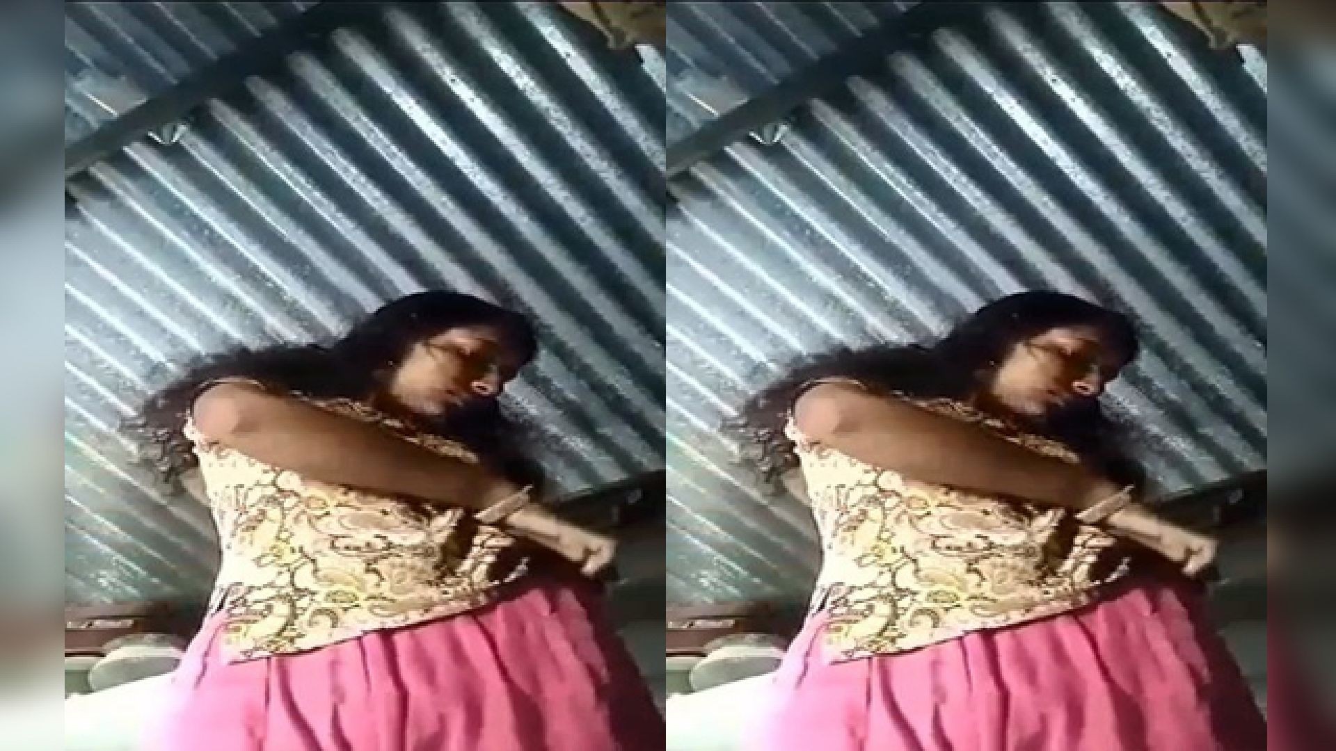 Today Exclusive- Desi Village Girl Shows boobs and Pussy