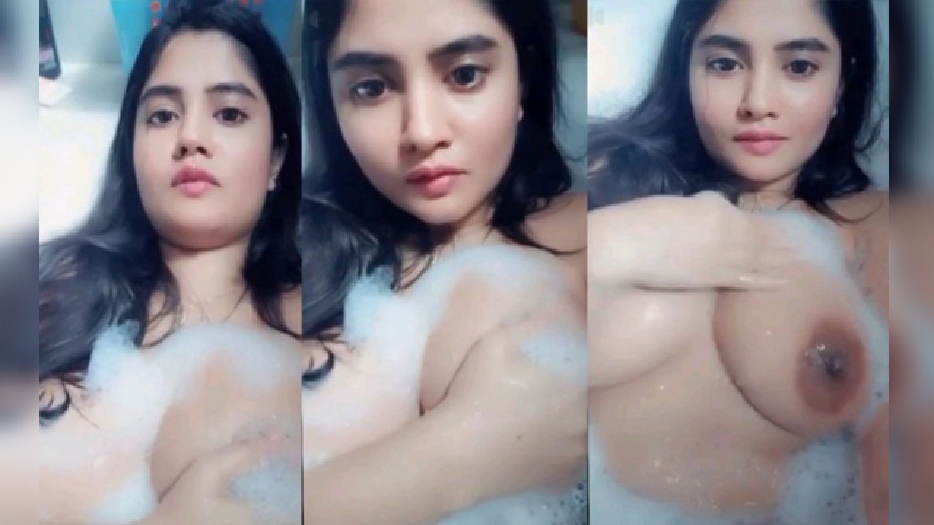 Dropmms Showing from bathtub big boobs