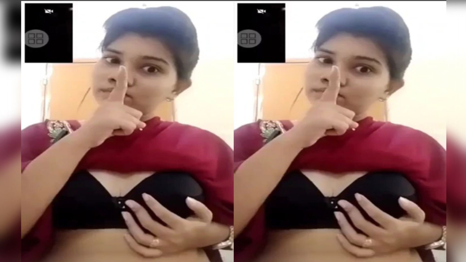 Today Exclusive- Bangladeshi Beautiful Cute Sexy Girl Pressing Boobs And  Showing Pussy