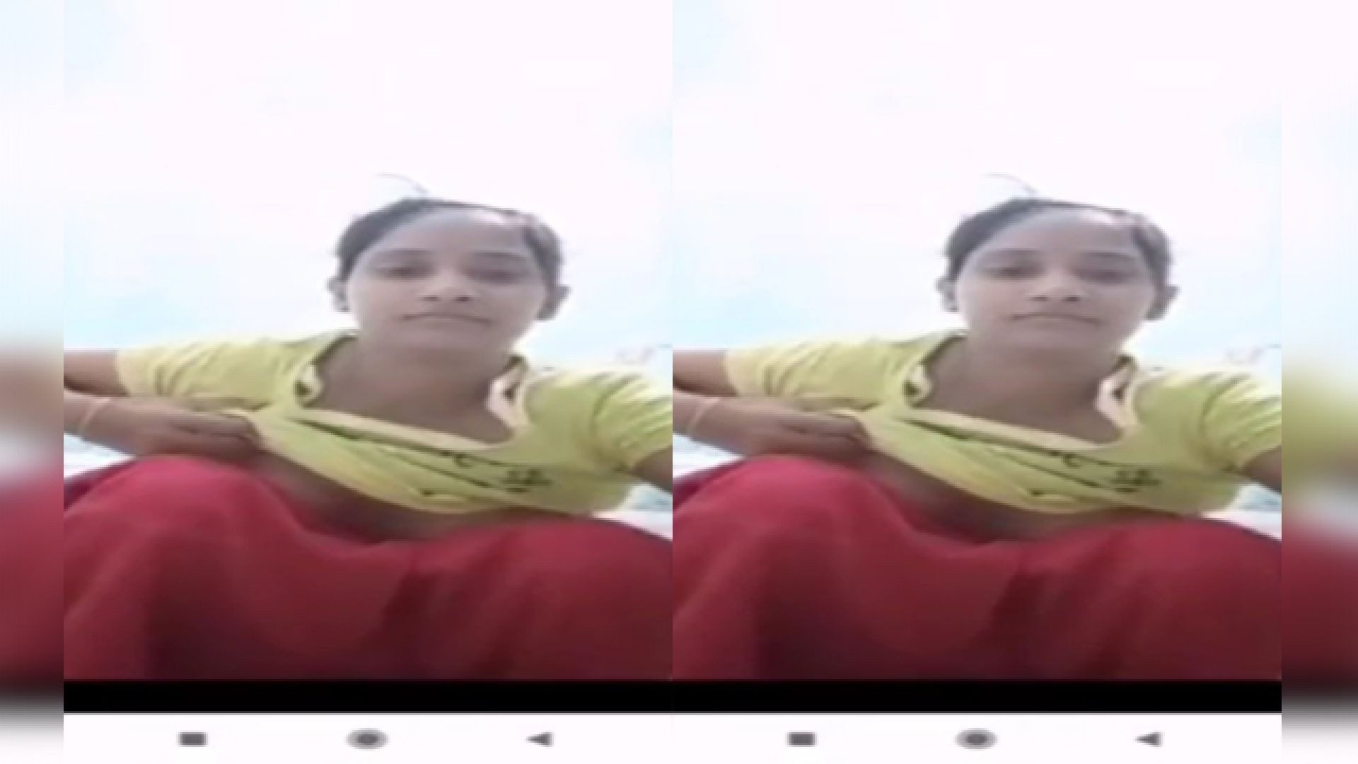 Today Exclusive- Indian Cute Girl Showing boobs