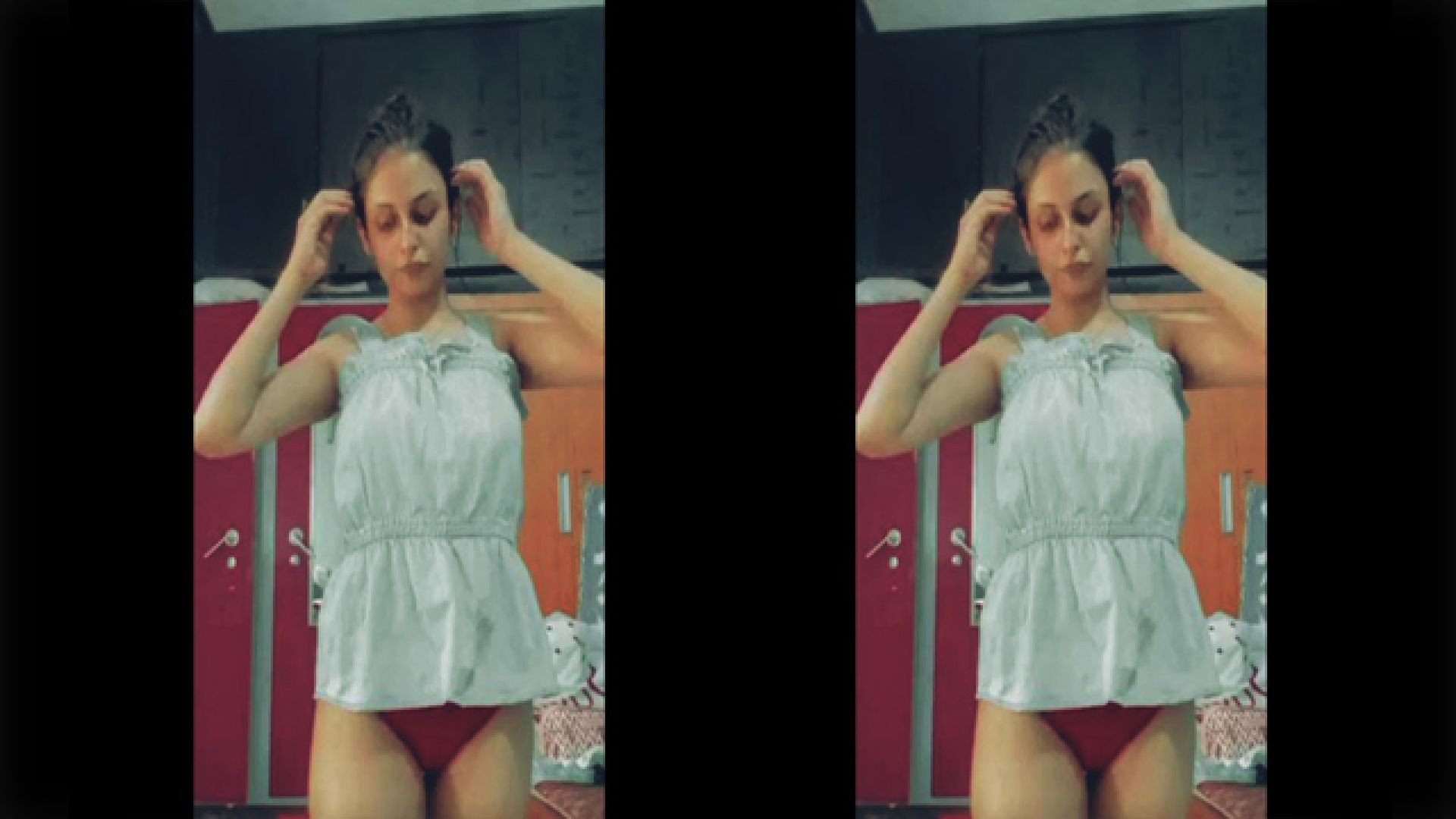 ⁣Insta Model Topless live teasing