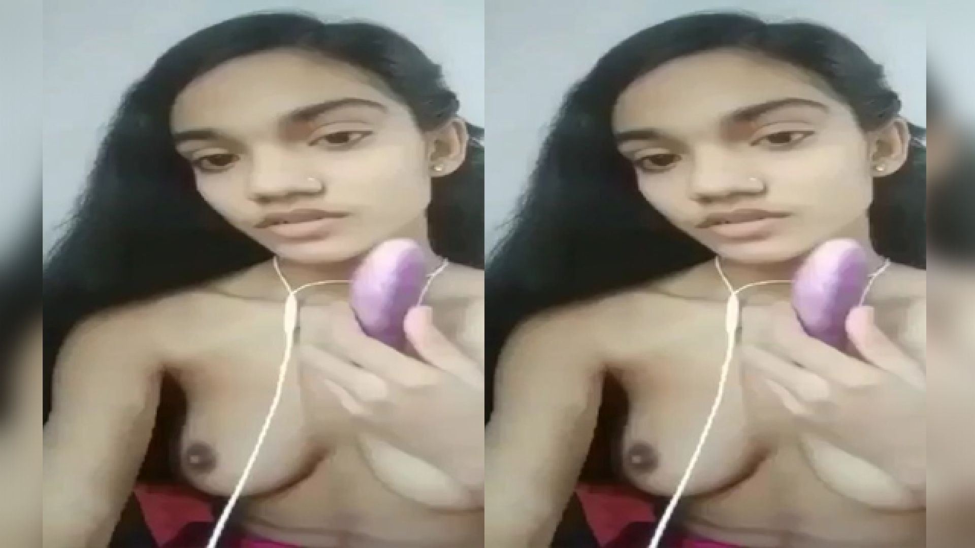 ⁣Masturbation with brinjal