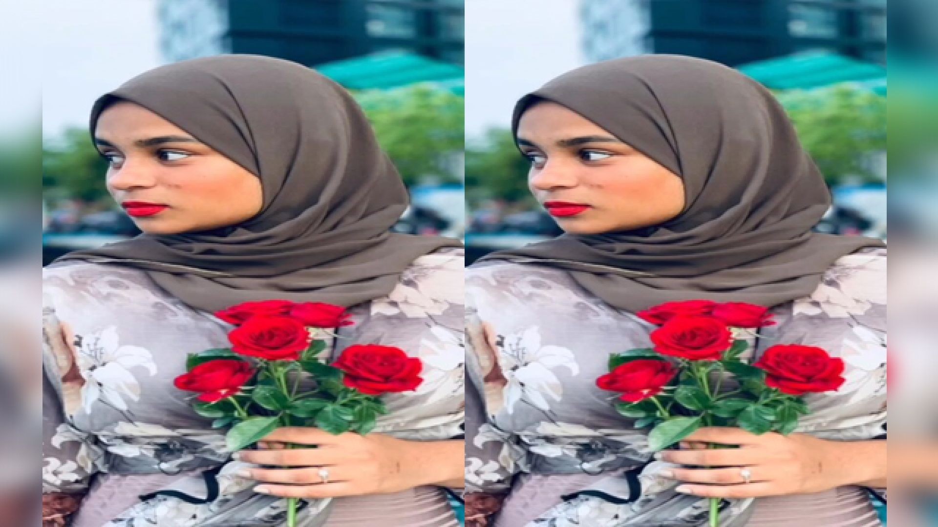 Sexy Hijabi Girl Showing big boobs
