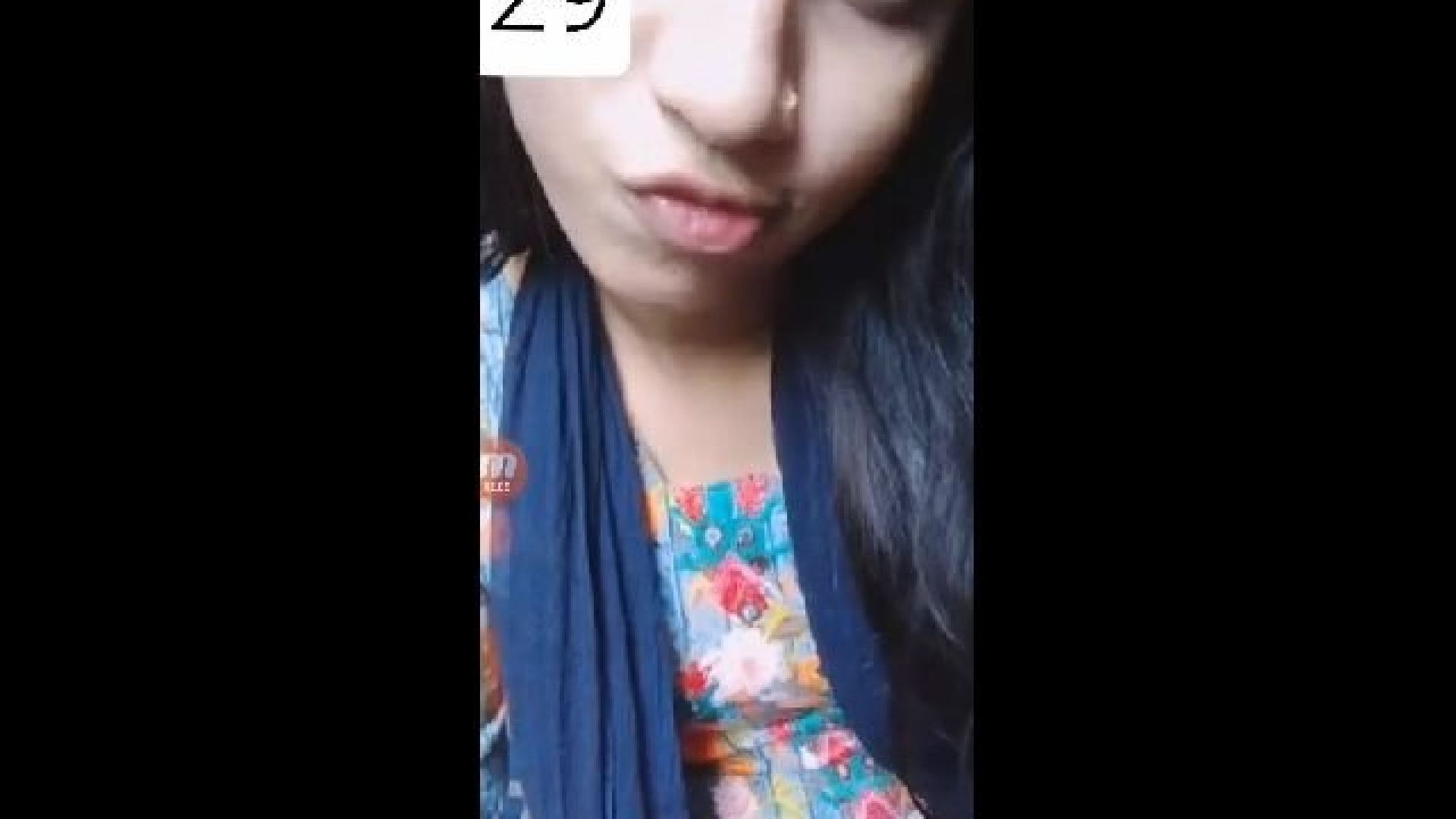 Beautiful girl showing and fingering