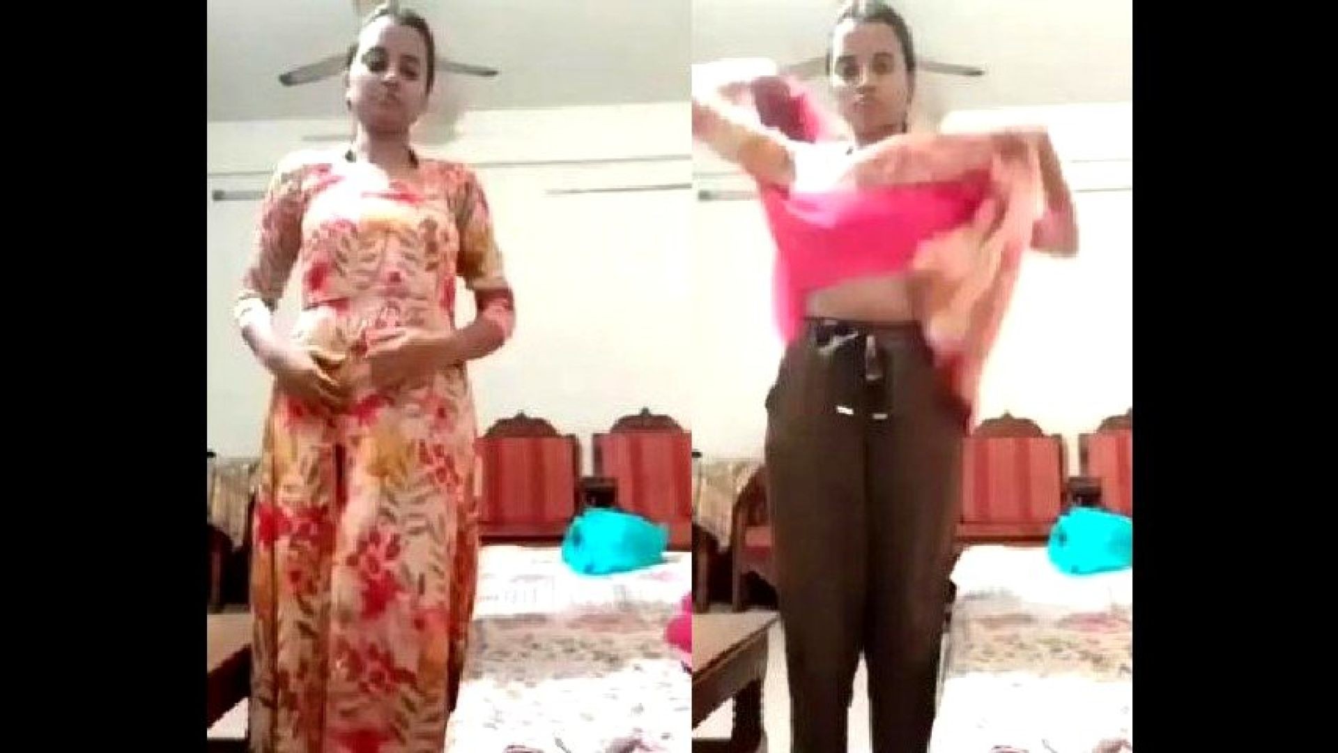 Cute Girl Showing For Lover