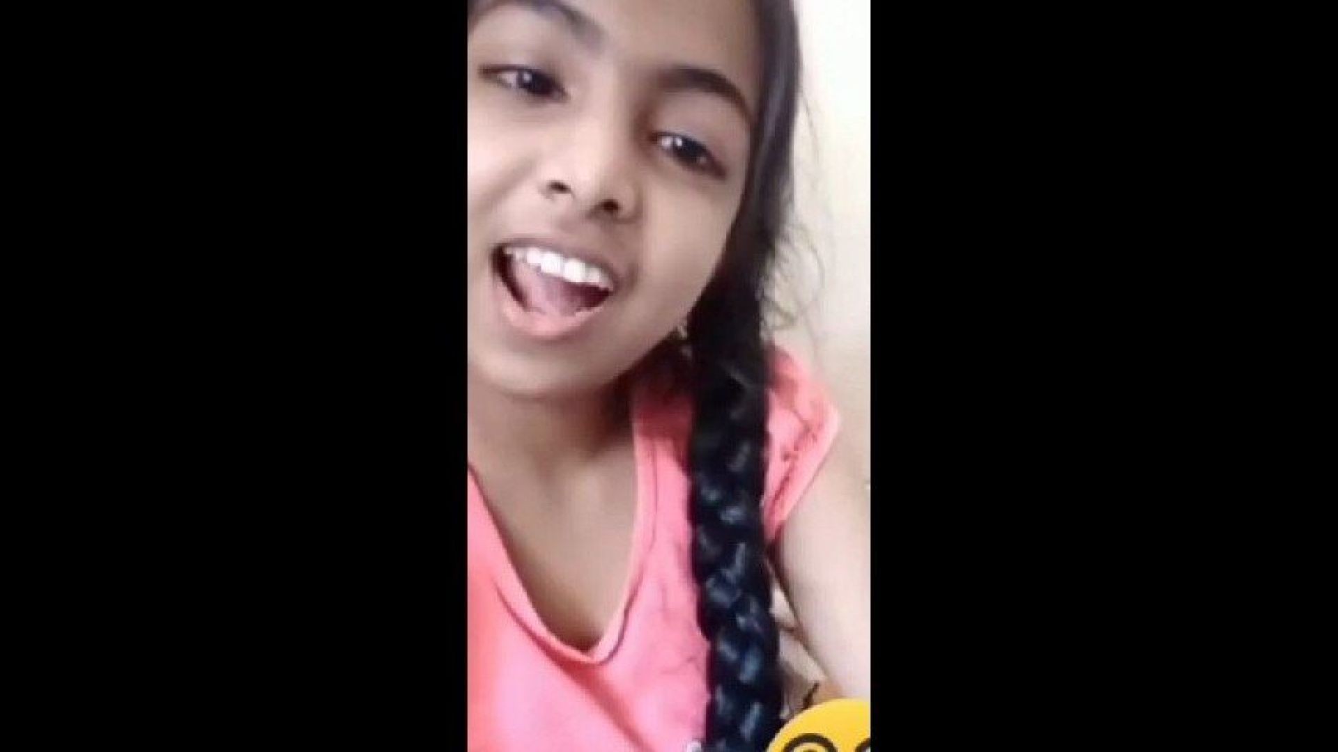 Cute Girl Showing