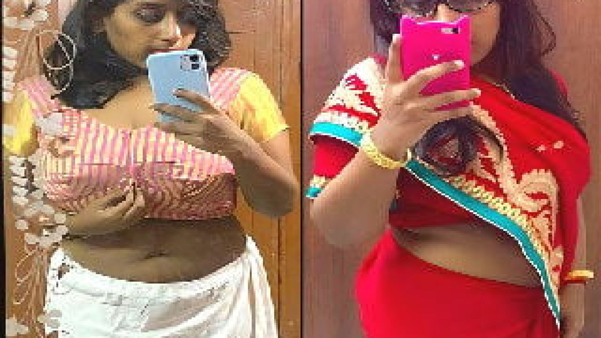 ⁣Desi Tamil Girl Shows FOr Lover